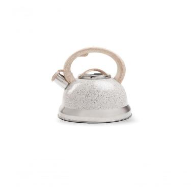 Imagem de Chaleira De Inox Com Apito Brinox 2,7 L Roma Com Indução Vanilla Vanilla