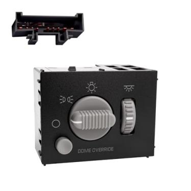 Imagem de Interruptor de farol para 99-02 Chevy Silverado, Chevy Suburban, GMC Sierra, GMC, OE 15755595 D1534G DS-968,15755595 D1534G DS-968