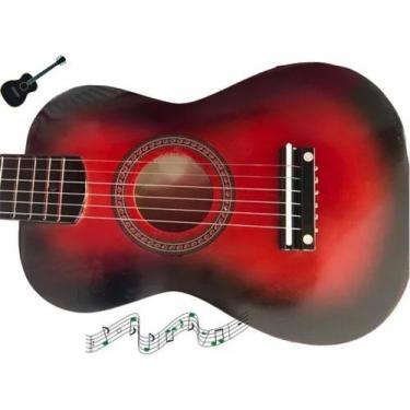 Imagem de Violão Infantil Em Madeira Acústico C/ 6 Cordas - Misak