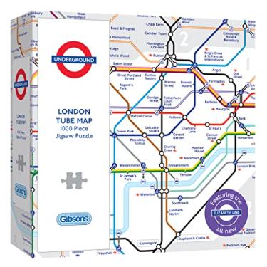 Imagem de Gibsons TFL London Underground Map Jigsaw Puzzle (1000 Pieces)