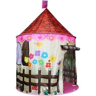 Imagem de Barraca Infantil Cabana Tenda Toca Casinha Castelo Portátil