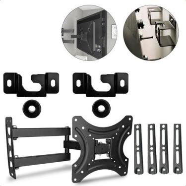 Imagem de Suporte Móvel TV 32 55 Polegadas Articulado Universal Inclinável + Jog