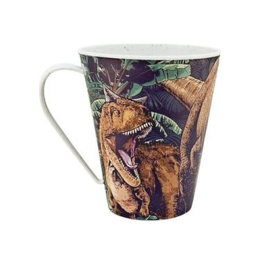 Imagem de Caneca Infantil de Plástico 360 ml Personagens Plasútil, Jurassic Worl