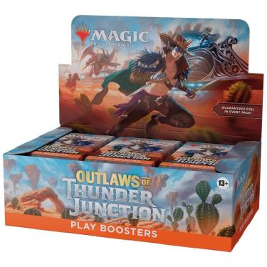 Imagem de Magic: The Gathering Outlaws of Thunder Junction Caixa de Boosters de Jogo, 36 Pacotes, 504 Cartas no Total