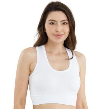 Imagem de Top Suplex Feminino Básico Esportivo S/bojo Confortável Slim Fit 3040A