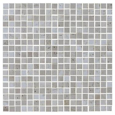 Imagem de Pastilha De Pedra Natural Travertino 1,5x1,5 Placa 30x30cm - 1314004006