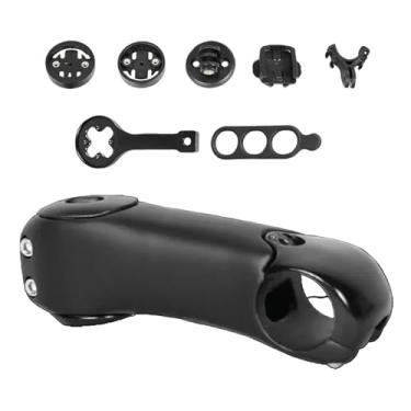 Imagem de Mesa de Bicicleta T1000 em Fibra de Carbono para MTB/Bicicleta de Estrada com Ajuste de 3 Graus e Suporte para Ciclocomputador - Acessórios para Bicicleta(110mm)