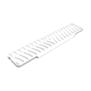 Imagem de KiBcsLic Tapete Escorredor para Pias, Tapete Absorvente para Torneiras, Suporte Reutilizável para Detergente E Esponja para Secagem Eficiente, Branco, Tamanho real