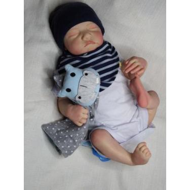 Imagem de Bebê menino todo em vinil siliconado - Casa do reborn 