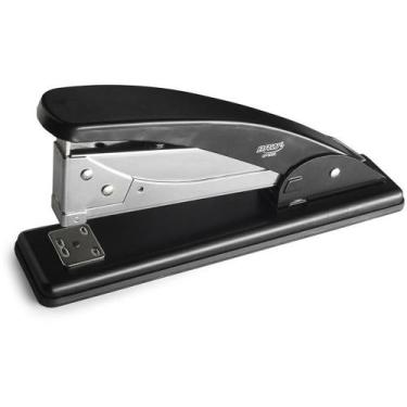 Imagem de Grampeador Metal p/25fls. 26/6 20cm Preto - Brw