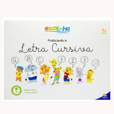 Imagem de Livro Infantil Apostila - Praticando a Letra Cursiva, Aprendizado Dive