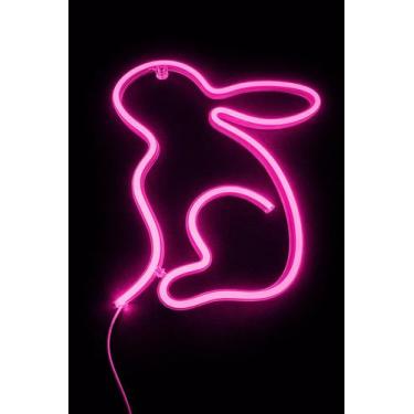 Imagem de Luminária Neon LED Decorativa de Páscoa Diversos Modelos Cores - Comer