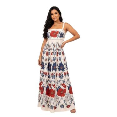 Imagem de Vestido Farm Rio Longo Floral Lina-Feminino