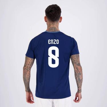 Imagem de Camisa Argentina Tracks  8 Enzo Masculina-Masculino