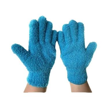 Imagem de Luvas De Limpeza Em Microfibra De Coral Fleece, Luvas Absorventes Para