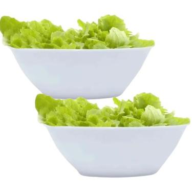 Imagem de 2 Saladeiras Tigela Pote Bowl em Melamina 2,7L Grande - Best