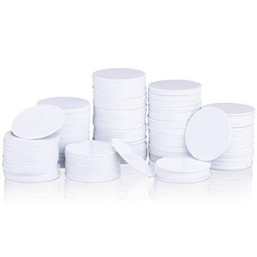 Imagem de Hicarer Cartões NFC 215, NTAG215 NFC Round Cards NFC 215 Etiqueta de cartão compatível com telefones celulares e dispositivos TagMo NFC (100 peças)