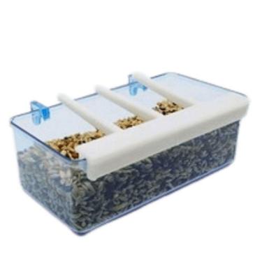 Imagem de Comedouro Italiano com Divisória - Azul