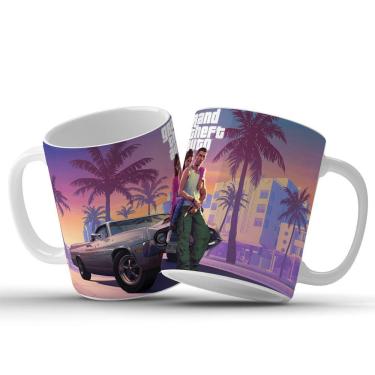 Imagem de Caneca Do GTA 6 Personalizada em Cerâmica 325ML
