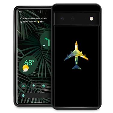 Imagem de CARLOCA Capa compatível com Google Pixel 7, design padrão de respingos de avião para meninas e meninos, à prova de choque, capa antiarranhões para Google Pixel 7