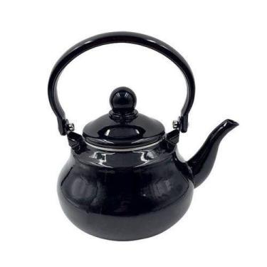 Imagem de Bule de Agata Esmaltado Preto 1.5 Litros - ART HOUSE