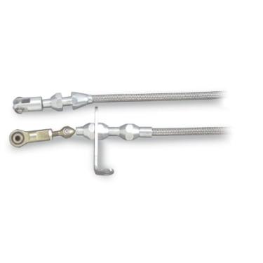 Imagem de Lokar TCP-1000BLD Kit de cabos de aceleração polidos de alta tecnologia com acionamento de soprador e extremidade polida (caixa de aço inoxidável)