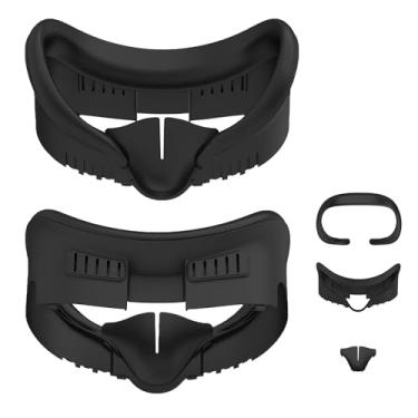 Imagem de DTianSir VR Facial Interface for Meta Oculus Quest 3,Removable Face Interface Bracket,VR Accessories Set with Face Pad Replacement for Quest 3,Anti-Leakage Nose Pad