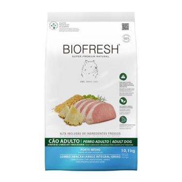 Imagem de Ração Biofresh Cães Adultos Raças Médias Lombo e Abacaxi 10,1 kg