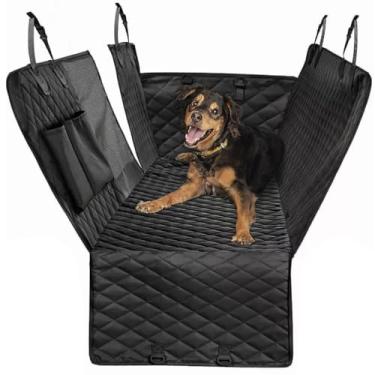 Imagem de Capa Pet Impermeável Protetora Cães Banco Traseiro Carro MADOG (Preto)