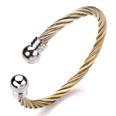 Imagem de Dorriss Pulseiras femininas de aço inoxidável, inspiradas em joias de aço inoxidável, presentes de amor, meninas adolescentes, 7, Aço inoxidável, Sem pedras preciosas