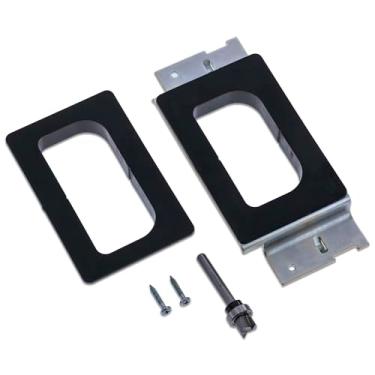 Imagem de Milescraft 1222 Hinge Mate 150 – Kit de instalação de dobradiça de porta/modelo de encaixe, gabarito de dobradiça de porta, modelo de roteador de porta serve para dobradiças de 7,6 cm e 8,9 cm, serve