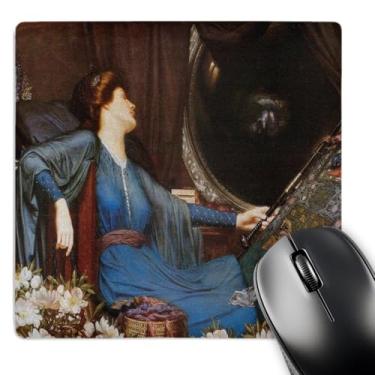 Imagem de 3dRose Mouse pad LLC 20 x 20 x 0,63 cm, I Am Half - Sick of Shadows, Said The Lady of Shallot por Sidney Harold Meteyard (mp_149526_1)