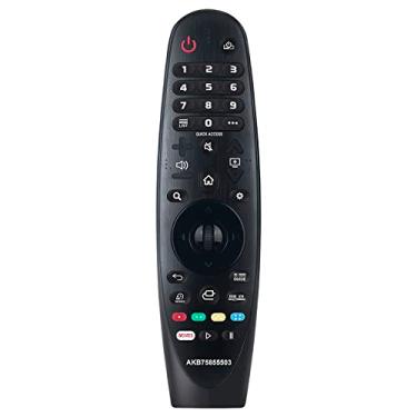 Imagem de Beyution AKB75855503 MR20GA Controle remoto substituído compatível com LG Smart TV 49NANO81ANA 55NANO81ANA 49NANO81UNA 55NANO81UNA 50NANO79UNA 49NANO85UNA 55NANO79UNA 49NANO8666 UNA 65NN ANO79UNA (sem