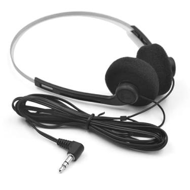 Imagem de Fones de ouvido superauriculares retrô pretos, mini fones de ouvido estéreo leves com cabo, fone de ouvido vintage dos anos 80 anos 90 com fio, fone de ouvido estéreo Hi-Fi, para a maioria dos