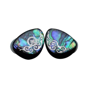 Imagem de HiFiGo Juzear Butterfly 61T 1DD+6BA IEMs, HiFi 1 driver dinâmico e 6 fones de ouvido intra-auriculares híbridos de armadura equilibrada com duto acústico suave (3,5 mm)