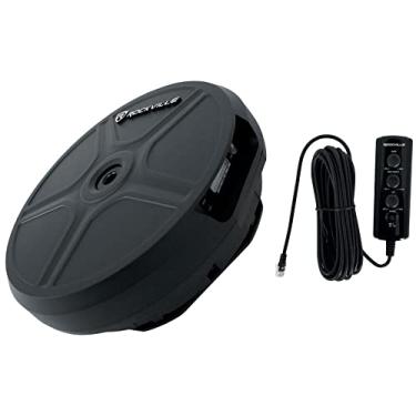 Imagem de Rockville Subwoofer automotivo RockGhost V2 800W alimentado por 28 cm, design de pneu sobressalente antirroubo, graves profundos, fácil instalação, perfeito para entusiastas de áudio de carro