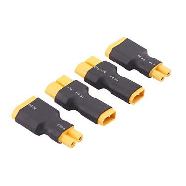 Imagem de Adaptador conector RC feminino OliRC 4pcs XT30 XT-30 a XT60 XT-60 Adaptador de Conector Feminino Masculino (C83-4)