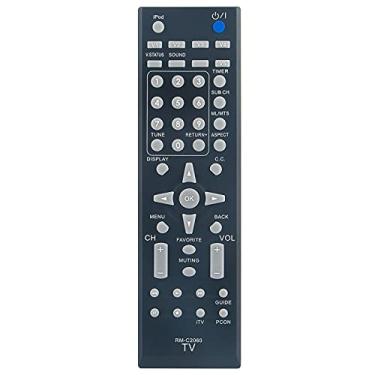 Imagem de Controle remoto de substituição RM-C2060 compatível com JVC TV LT-42P510 LT-32P510 LT-46P510 LT-46PM51 LT-42PM51 LT42P510 LT32P510 LT46P510 LT46PM51 LT46PM51 42PM51 0610TMH-MW-ST LCT2614-001B-A