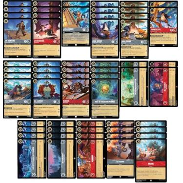 Imagem de MTG Decks & More Lorcana Treasure Planet Deck -Jim Hawkins, John Silver - Custom Built - Very Strong - 60 Card Compatible with Disney!