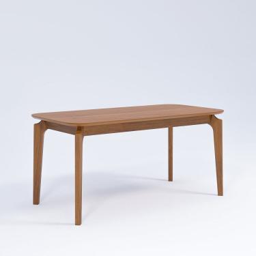 Imagem de Mesa Ficus Natuame 77cm X 80cm X 160cm Tampo Em Mdf Madeira-cinamomo