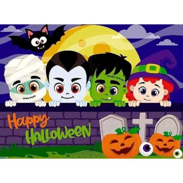 Imagem de Tnt Estampado Halloween Cute - Painel