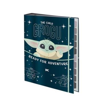 Imagem de Fichário Universitário Star Wars Baby Yoda 48 Folhas DAC