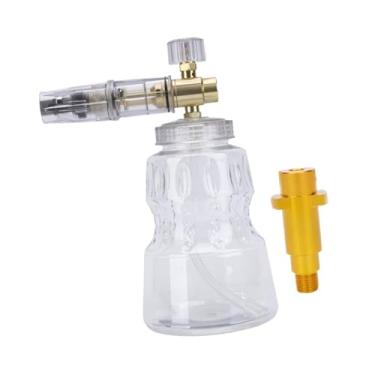 Imagem de Gralara Pulverizador de Espuma de Pressão para Lavagem de Carros, Pulverizador de água, Lavadora de Alta Pressão Manual Portátil de 1 Litro, Garrafa de Espuma, Um Adaptador