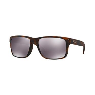 Imagem de Óculos de Sol Oakley Holbrook 0OO9102 9102F4 Tam 55 / Tartaruga Marrom - Lentes Prizm Black