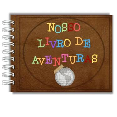 Imagem de My Adventure Book Capa Dura - Diy artesanal álbum de fotos scrapbook nosso livro de aventura retro kraft álbum aniversário casamento memória presente Miolo em Kraft 180g 50 folhas Up Altas Aventuras