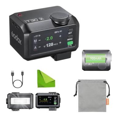 Imagem de Godox Flash iT30Pro F TTL compatível com câmeras Fuji, sistema de 2,4 G, bateria de íon de lítio, mini flash Speedlite, GN15 ISO100, 1/80000s HSS, bateria de 7,4 V/900 mAh, tempo de reciclagem de 1,5s