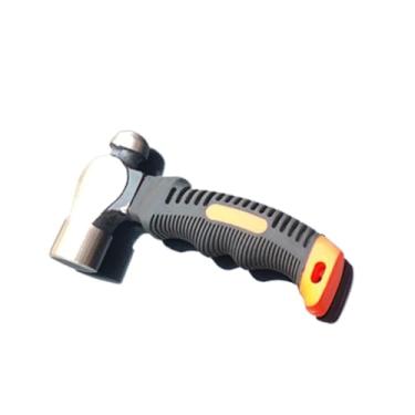 Imagem de Martelo de ferramenta multifuncional - design de cabeça redonda ferramenta manual de resgate e escape de emergência antiderrapante para uso doméstico ou no carro