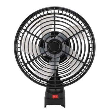 Imagem de Asixxsix Ventilador sem fio para locais de trabalho, ventilador recarregável de 8 polegadas, 20 W e 3500 RPM, ventilador portátil com saída dupla USB para casa, escritório e carro
