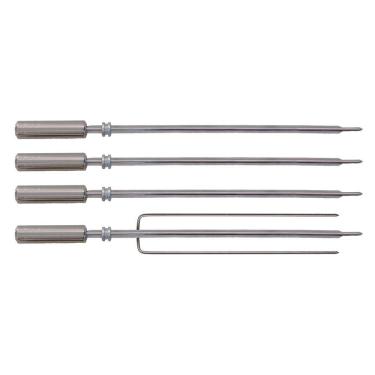 Imagem de Kit 4 Espetos Cabo Térmico 63cm para Churrasqueiras Titan