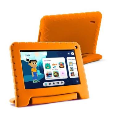 Imagem de Tablet Infantil Mirage 7 Pol. Wi-fi 64GB 4GB RAM Quad Core + Google Kids Space - MI100OUT [Remanufaturado] MI100OUT